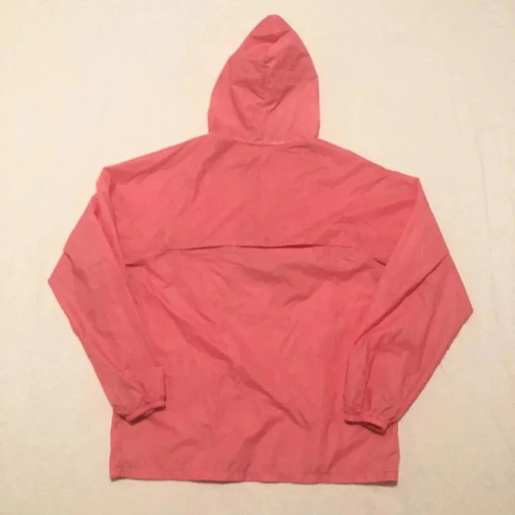 Vintage Kway Women Size 5 Jacket 1/4 Zip  Raincoat Packable Windbreaker - Picture 14 of 16